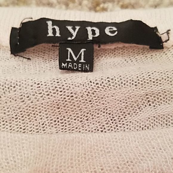 Love Thin Knit Long Sleeve Crop Top by Hype Sz M‎ - Picture 3 of 5